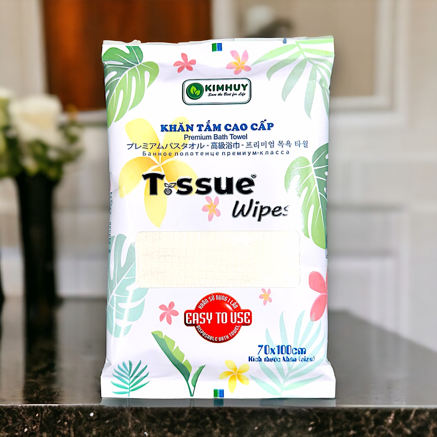 Khăn tắm nén du lịch KT 70x100cm